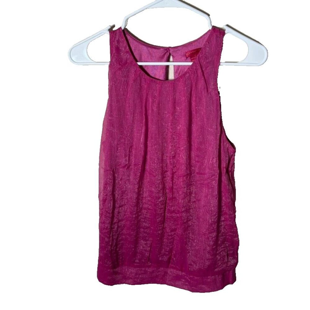 Sunny Leigh Tank Top Women's Medium Purple Lightweight Sleeveless Lined